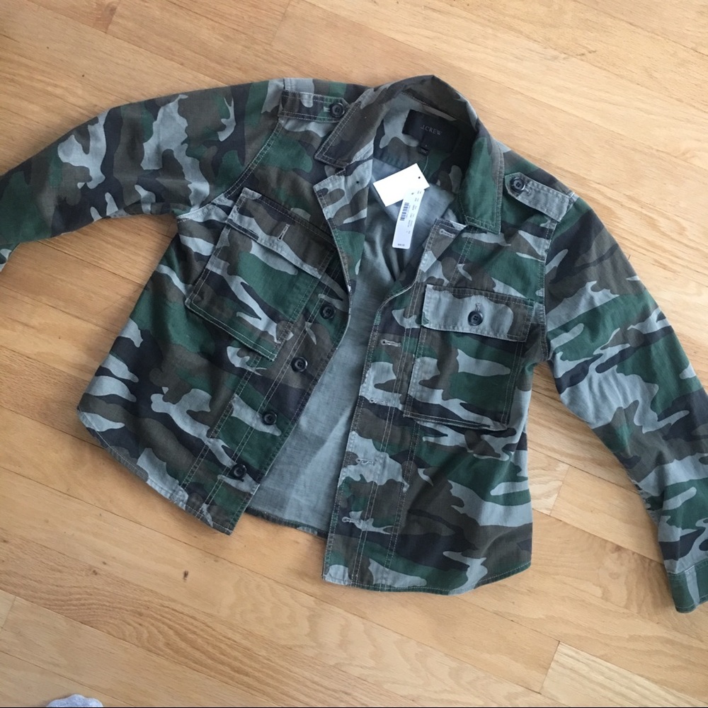 J. Crew Camo Jacket
